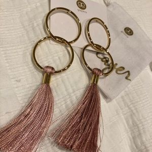 Gold Tassle Gorjana Earrings